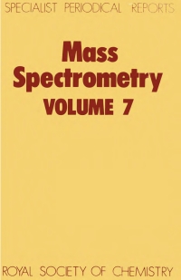 Cover image: Mass Spectrometry 1st edition 9780851863184