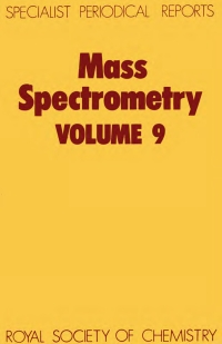 Cover image: Mass Spectrometry 1st edition 9780851863382