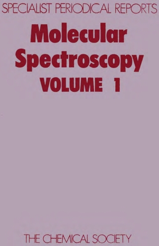 Cover image: Molecular Spectroscopy 1st edition 9780851865065