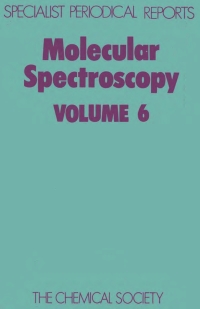 Cover image: Molecular Spectroscopy 1st edition 9780851865560