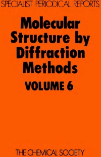 Omslagafbeelding: Molecular Structure by Diffraction Methods 1st edition 9780851865577