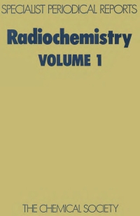 Imagen de portada: Radiochemistry 1st edition 9780851862545