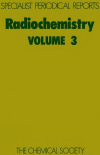 Imagen de portada: Radiochemistry 1st edition 9780851862743