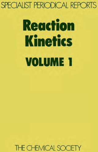Cover image: Reaction Kinetics 1st edition 9780851867564