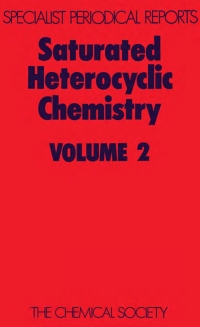 Imagen de portada: Saturated Heterocyclic Chemistry 1st edition 9780851865324