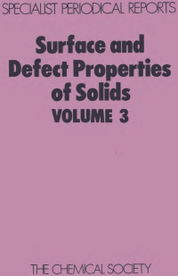 Titelbild: Surface and Defect Properties of Solids 1st edition 9780851862705