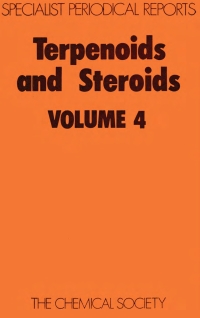 Imagen de portada: Terpenoids and Steroids 1st edition 9780851862866