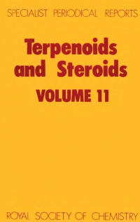 Imagen de portada: Terpenoids and Steroids 1st edition 9780851863467