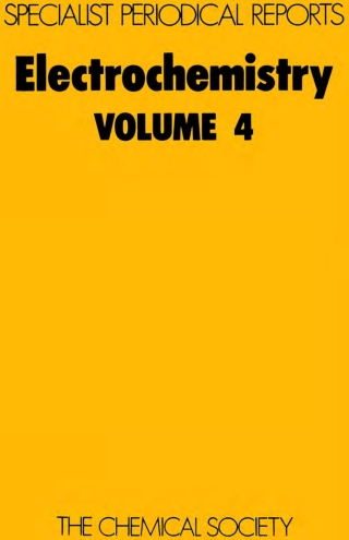 Imagen de portada: Electrochemistry 1st edition 9780851860374