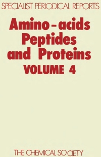 Imagen de portada: Amino Acids, Peptides and Proteins 1st edition 9780851860343
