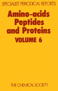 Cover image: Amino Acids, Peptides and Proteins 1st edition 9780851860541