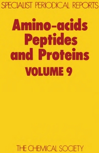 Imagen de portada: Amino Acids, Peptides and Proteins 1st edition 9780851860848