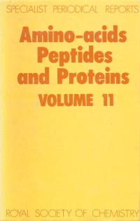 表紙画像: Amino Acids, Peptides and Proteins 1st edition 9780851868806
