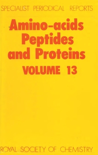 صورة الغلاف: Amino Acids, Peptides and Proteins 1st edition 9780851861142