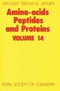 Imagen de portada: Amino Acids, Peptides and Proteins 1st edition 9780851861241