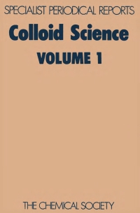 صورة الغلاف: Colloid Science 1st edition 9780851865089