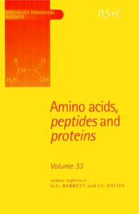 Imagen de portada: Amino Acids, Peptides and Proteins 1st edition 9780854042371