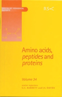 صورة الغلاف: Amino Acids, Peptides and Proteins 1st edition 9780854042425