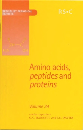 表紙画像: Amino Acids, Peptides and Proteins 1st edition 9780854042425