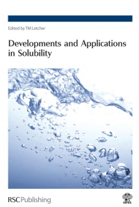 表紙画像: Developments and Applications in Solubility 1st edition 9780854043729