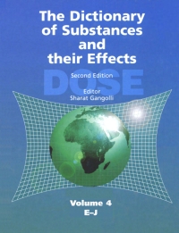 Cover image: The Dictionary of Substances and their Effects (DOSE) 2nd edition 9780854048182