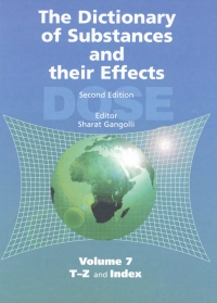 Cover image: The Dictionary of Substances and their Effects (DOSE) 2nd edition 9780854048380