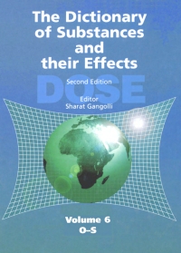 Omslagafbeelding: The Dictionary of Substances and their Effects (DOSE) 2nd edition 9780854048335