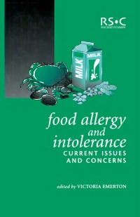 Imagen de portada: Food Allergy and Intolerance 1st edition 9780854048816