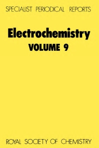 صورة الغلاف: Electrochemistry 1st edition 9780851860770
