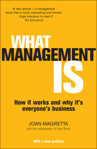 Cover image: What Management Is 9781781251478