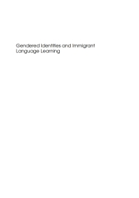 Titelbild: Gendered Identities and Immigrant Language Learning 1st edition 9781847692139