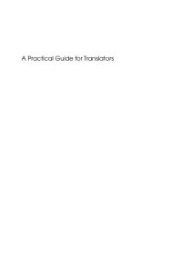 Titelbild: A Practical Guide for Translators 5th edition 9781847692597