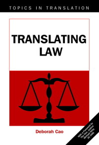Cover image: Translating Law 1st edition 9781853599545