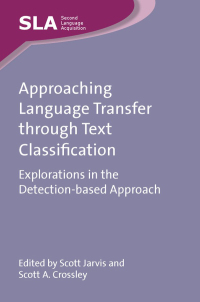 Cover image: Approaching Language Transfer through Text Classification 1st edition 9781847696977
