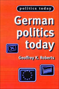 Omslagafbeelding: German electoral politics 9781847792327