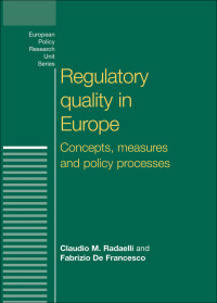 Cover image: Regulatory quality in Europe 9780719086700