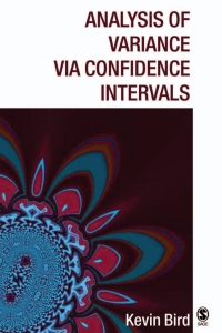 表紙画像: Analysis of Variance via Confidence Intervals 1st edition 9780761963578