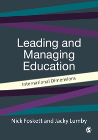 Immagine di copertina: Leading and Managing Education 1st edition 9780761972020