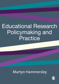 Omslagafbeelding: Educational Research, Policymaking and Practice 1st edition 9780761974208