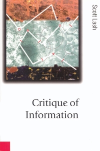 صورة الغلاف: Critique of Information 1st edition 9780761952688