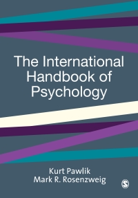 Imagen de portada: The International Handbook of Psychology 1st edition 9780761953296