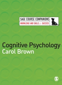 Imagen de portada: Cognitive Psychology 1st edition 9781412918381