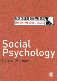 Cover image: Social Psychology 1st edition 9781412918404