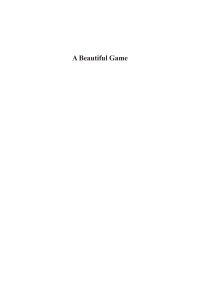 Cover image: A Beautiful Game 1st edition 9781845206741