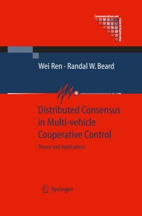 Omslagafbeelding: Distributed Consensus in Multi-vehicle Cooperative Control 9781848000148