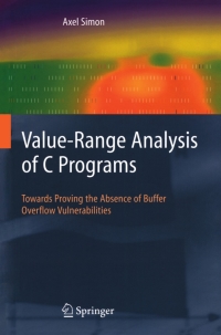 Cover image: Value-Range Analysis of C Programs 9781848000162