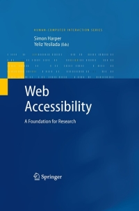 Imagen de portada: Web Accessibility 9781848000490