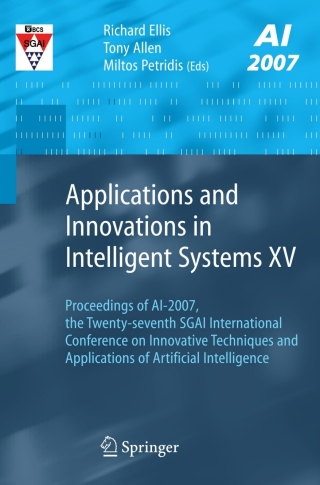 Imagen de portada: Applications and Innovations in Intelligent Systems XV 1st edition 9781848000858