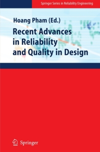 Imagen de portada: Recent Advances in Reliability and Quality in Design 1st edition 9781848001121