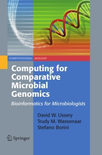 صورة الغلاف: Computing for Comparative Microbial Genomics 9781849967631